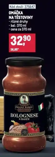Makro KAISER FRANZ JOSEF Omáčka na těstoviny nabídka