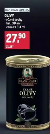 Makro KAISER FRANZ JOSEF Olivy nabídka