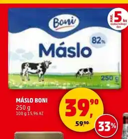 Penny Market Máslo Boni nabídka