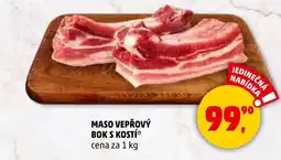 Penny Market Maso vepřový bok s kostí nabídka