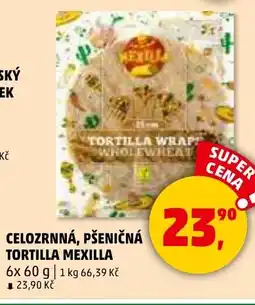 Penny Market Celozrnná, pšeničná Tortilla mexilla nabídka