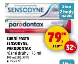 Penny Market Zubní pasta Sensodyne, Parodontax nabídka