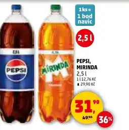 Penny Market PEPSI, MIRINDA nabídka
