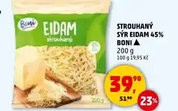 Penny Market Strouhaný sýr eidam 45% Boni nabídka