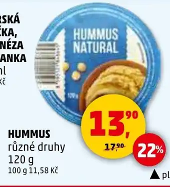 Penny Market Hummus nabídka
