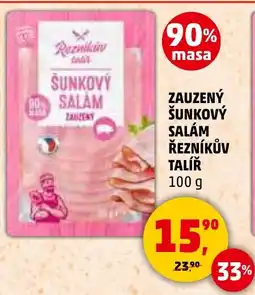 Penny Market Zauzený šunkový salám Řezníkův Talíř nabídka