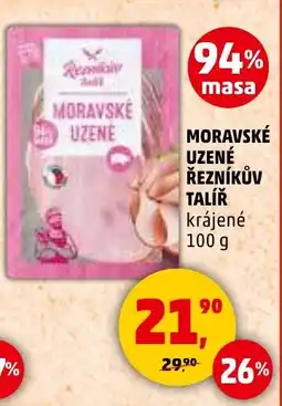 Penny Market Moravské uzené Řezníkův Talíř nabídka
