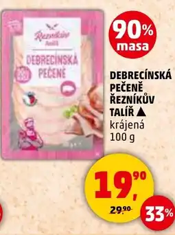 Penny Market Debrecinska pečene Řezníkův Talíř nabídka