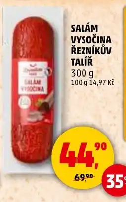 Penny Market Salám vysočina Řezníkův Talíř nabídka