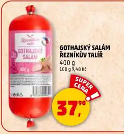 Penny Market Gothajský salám Řezníkův Talíř nabídka