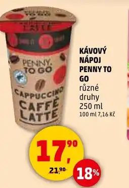 Penny Market Kávový nápoj Penny To Go nabídka