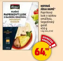 Penny Market Hotová jídla Hamé nabídka