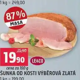 Terno Šunka od kosti výběrová zlatá 100g nabídka