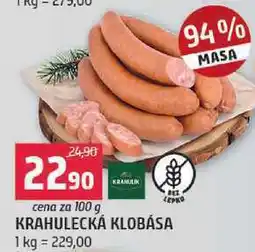 Terno Krahulecká klobása 100g nabídka