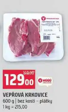 Terno Vepřová krkovice 600g plátky nabídka