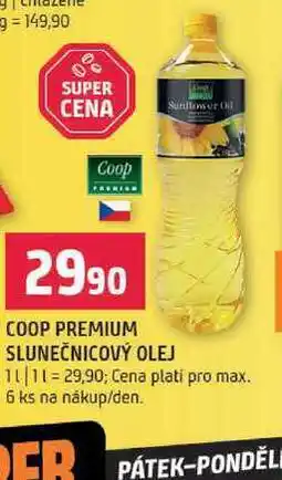Terno Coop premium slunečnicový olej 1 l nabídka