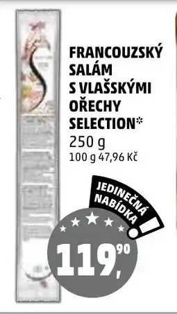 Penny Market Francouzský salám s vlašskými ořechy Selection nabídka