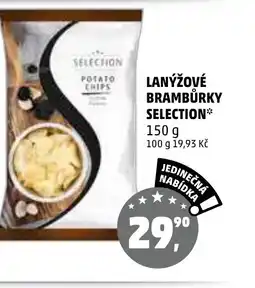 Penny Market Lanýžové brambůrky Selection nabídka