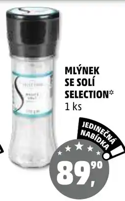 Penny Market Mlýnek se solí Selection nabídka