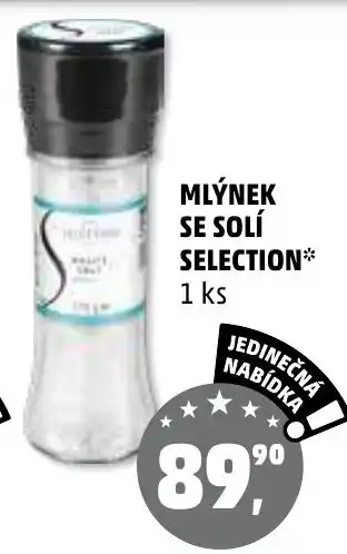 Penny Market Mlýnek se solí Selection nabídka