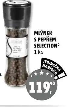 Penny Market Mlýnek s pepřem Selection nabídka