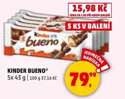 Penny Market Kinder Bueno nabídka