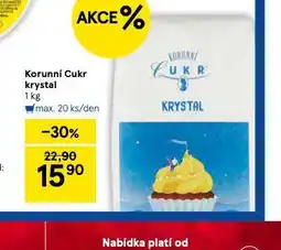 Tesco Korunní cukr krystal nabídka