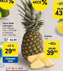 Tesco Ananas nabídka