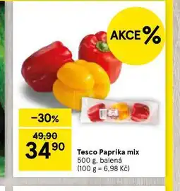 Tesco Paprika mix nabídka