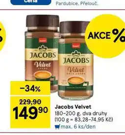 Tesco Jacobs velvet nabídka