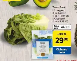 Tesco Salát little gem nabídka