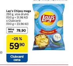Tesco Lay´s chipsy mega nabídka