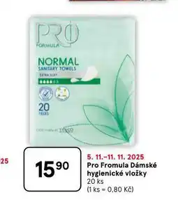 Tesco Pro formula dámské hygienické vložky nabídka