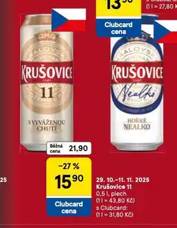 Tesco Krušovice 11 nabídka