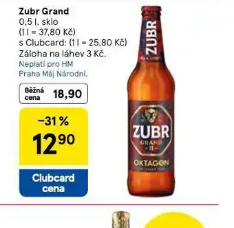 Tesco Zubr grand nabídka