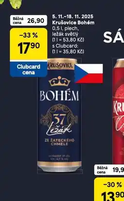 Tesco Krušovice bohém nabídka