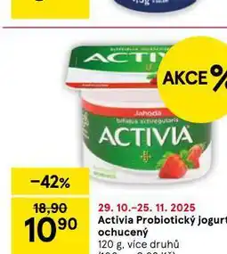 Tesco Activia probiotický jogurt nabídka