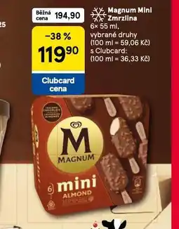Tesco Magnum mini zmrzlina nabídka