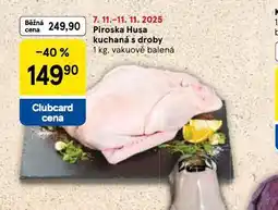 Tesco Husa kuchaná s droby nabídka