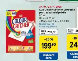 Tesco K2r colour katcher ubrousky proti zabarvení prádla nabídka