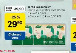 Tesco Tento kapesnníčky nabídka
