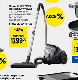 Tesco Rowenta bezsáčkový vysavač nabídka