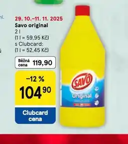 Tesco Savo originál nabídka