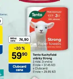 Tesco Tento kuchyňské utěrky nabídka