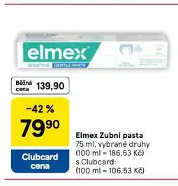 Tesco Elmex zubní pasta nabídka