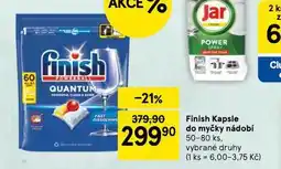Tesco Finish kapsle do myčky nádobí nabídka