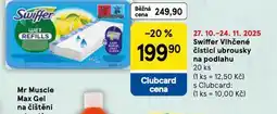 Tesco Swiffer vlhčené ubrousky na podlahu nabídka