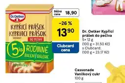 Tesco Dr. oetker kypřící prášek do pečiva nabídka