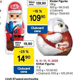 Tesco Kitkat figurka nabídka