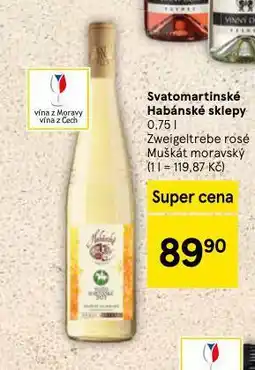 Tesco Svatomartinské habánské sklepy nabídka